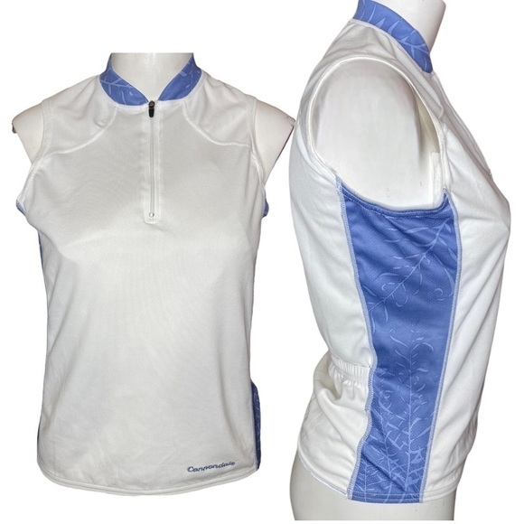 Cannondale Cycling Jersey Womens White/Powder Blue Size P = XS - Picture 1 of 10